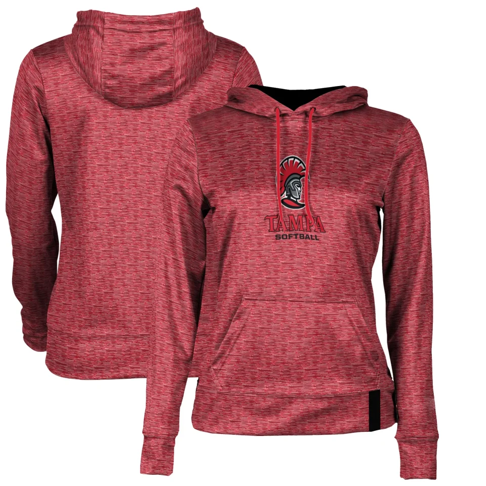 BPA-Free Women's Red University of Tampa Spartans Softball Pullover Hoodie