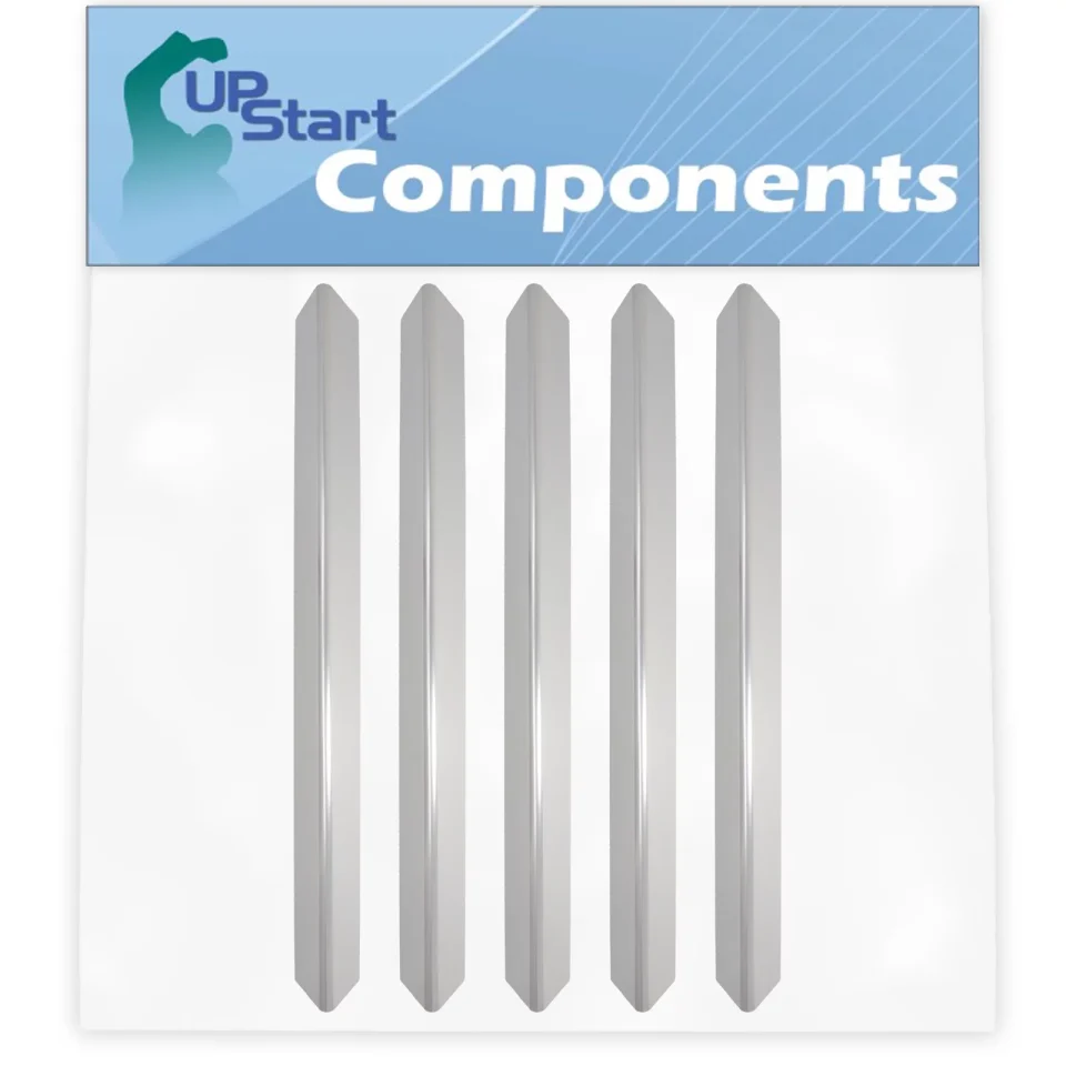 Cooking 5-Pack BBQ Grill Heat Shield Plate Tent Replacement Parts for Weber 83780001 - Compatible Barbeque Stainless Steel Flame Tamer, Guard, Deflector, Flavorizer Bar, Vaporizer Bar, Burner Cover 24 1/2