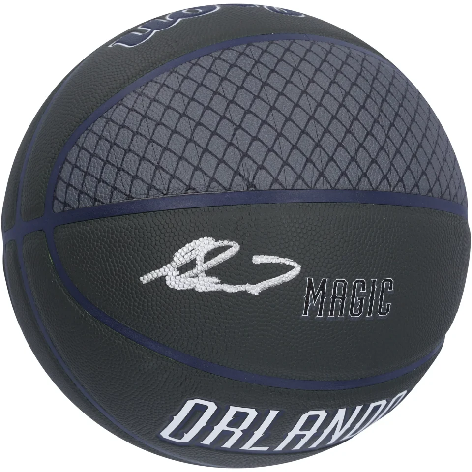 Select Jalen Suggs Autographed Orlando Magic Black 2022-2023 Edition Wilson City Collector Basketball - Fanatics Authentic Certified