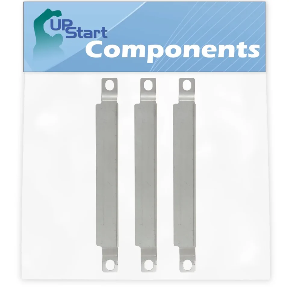 Easy-Clean 3-Pack BBQ Grill Burner Crossover Tube Replacement Parts for Master Chef G43237 - Compatible Barbeque Carry Over Channel Tube