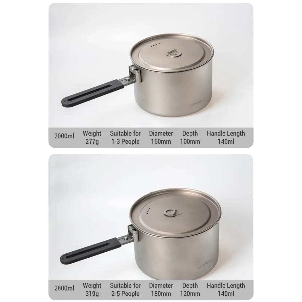 Natural Top-Rated Lixada Pots,Open FirePortable With Handle Pans Portable With Handle Open Fire And Pans Portable With Handle Open