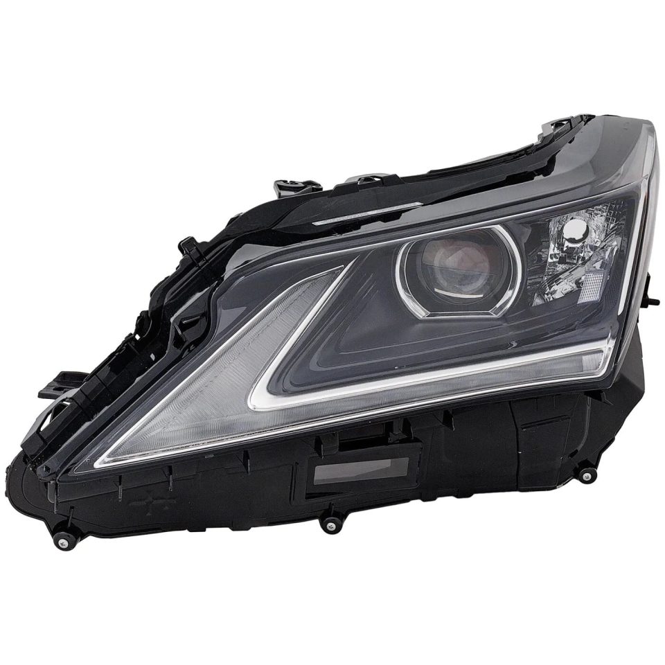 Stainless Steel Headlight Driving Head light Headlamp Driver Left Side Hand 8107048E01 for RX350