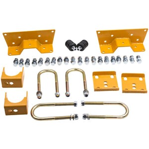 Cast Iron Space-Saving Rear Axle Flip Kit 5″ Drop C Notch Kit For Chevy C10 Truck 1987 Shock Combo