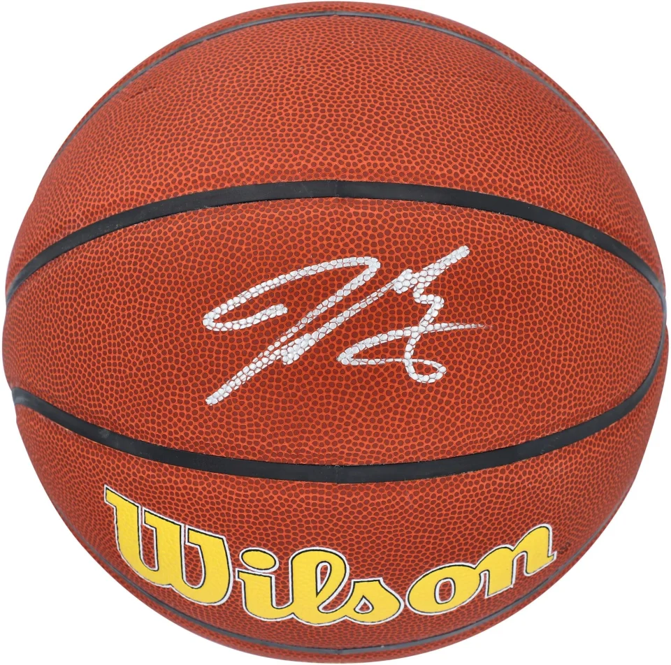 Stainless Steel Jamal Murry Denver Nuggets Autographed Wilson Team Logo Basketball - Fanatics Authentic Certified