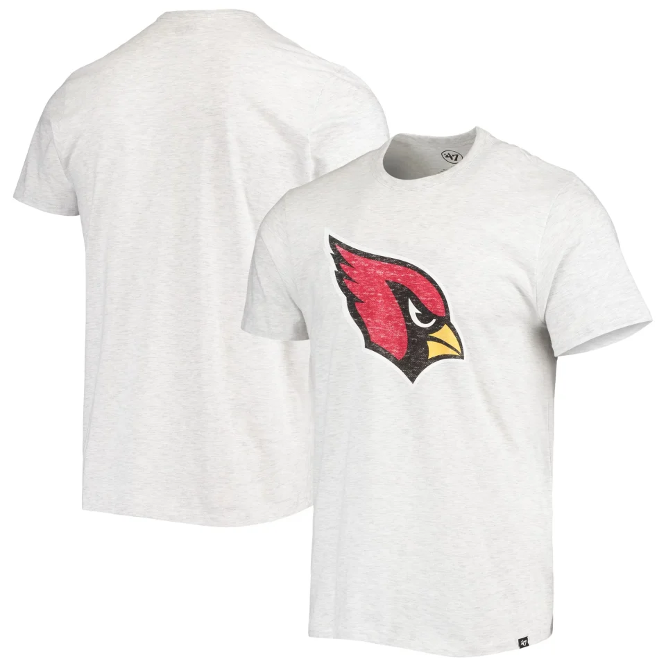 Prime Easy-Clean Men's '47 Heathered Gray Arizona Cardinals Premier Franklin T-Shirt