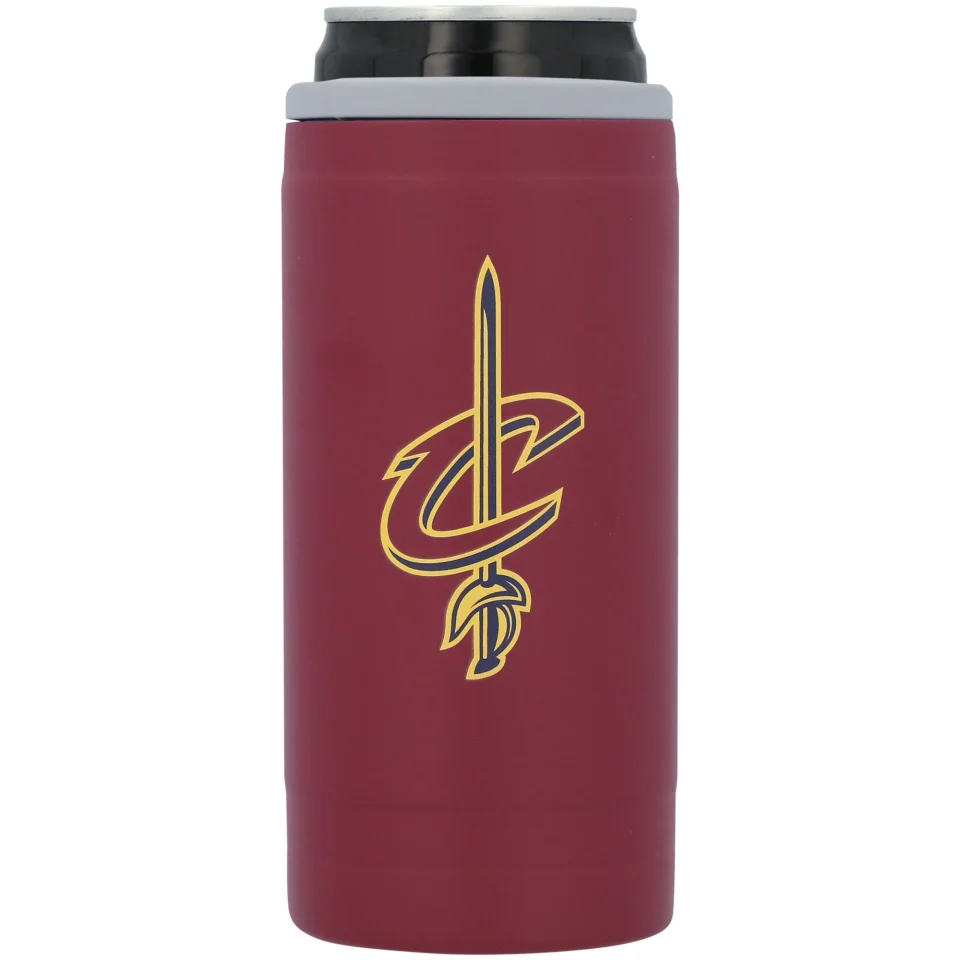 Ceramic Cleveland Cavaliers 12oz. Flipside Powdercoat Slim Can Cooler