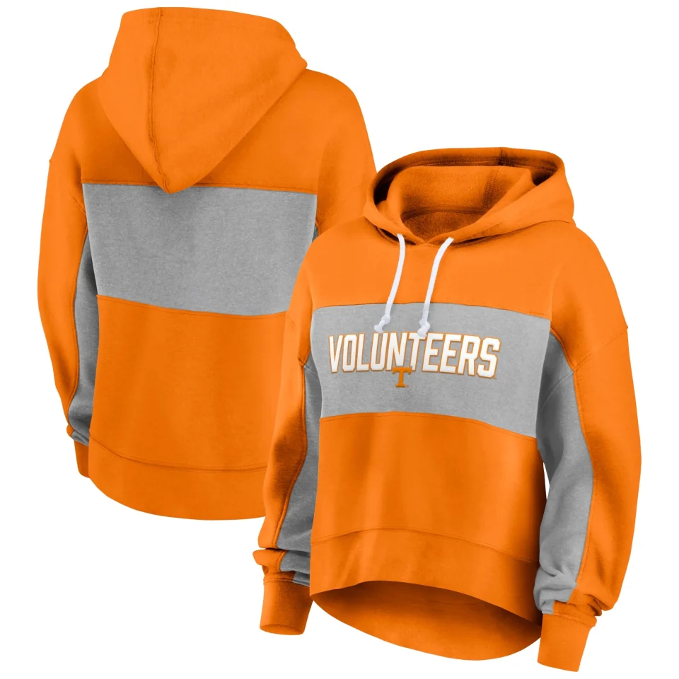 Office Value Women's Fanatics Branded Tennessee Orange Tennessee Volunteers Filled Stat Sheet Pullover Hoodie