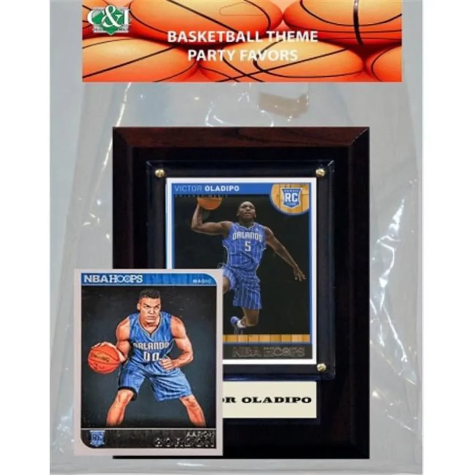 Dining Candlcollectables 46LBMAGIC NBA Orlando Magic Party Favor With 4 x 6 Plaque