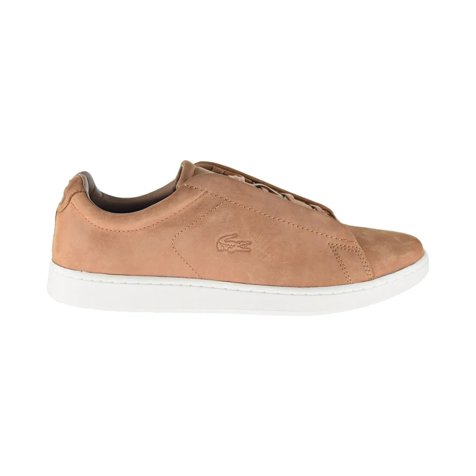 Matte Lacoste Carnaby Evo Easy 319 1 SMA Men's Shoes Brown/Off White 7-38sma0015-2c3